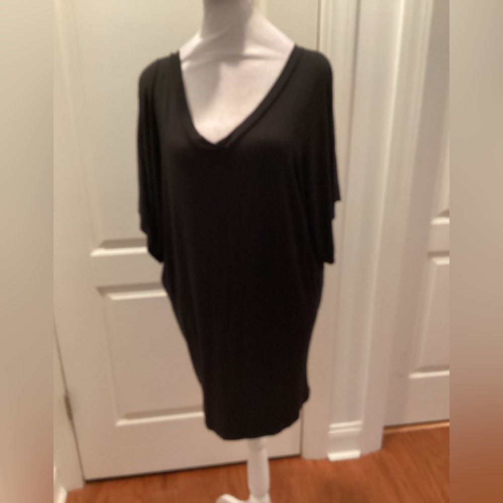 V-Neck Short Dress/Top - Relaxed Fit
